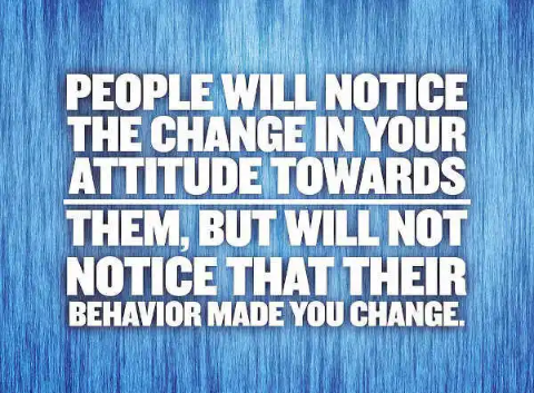 Change In Attitude